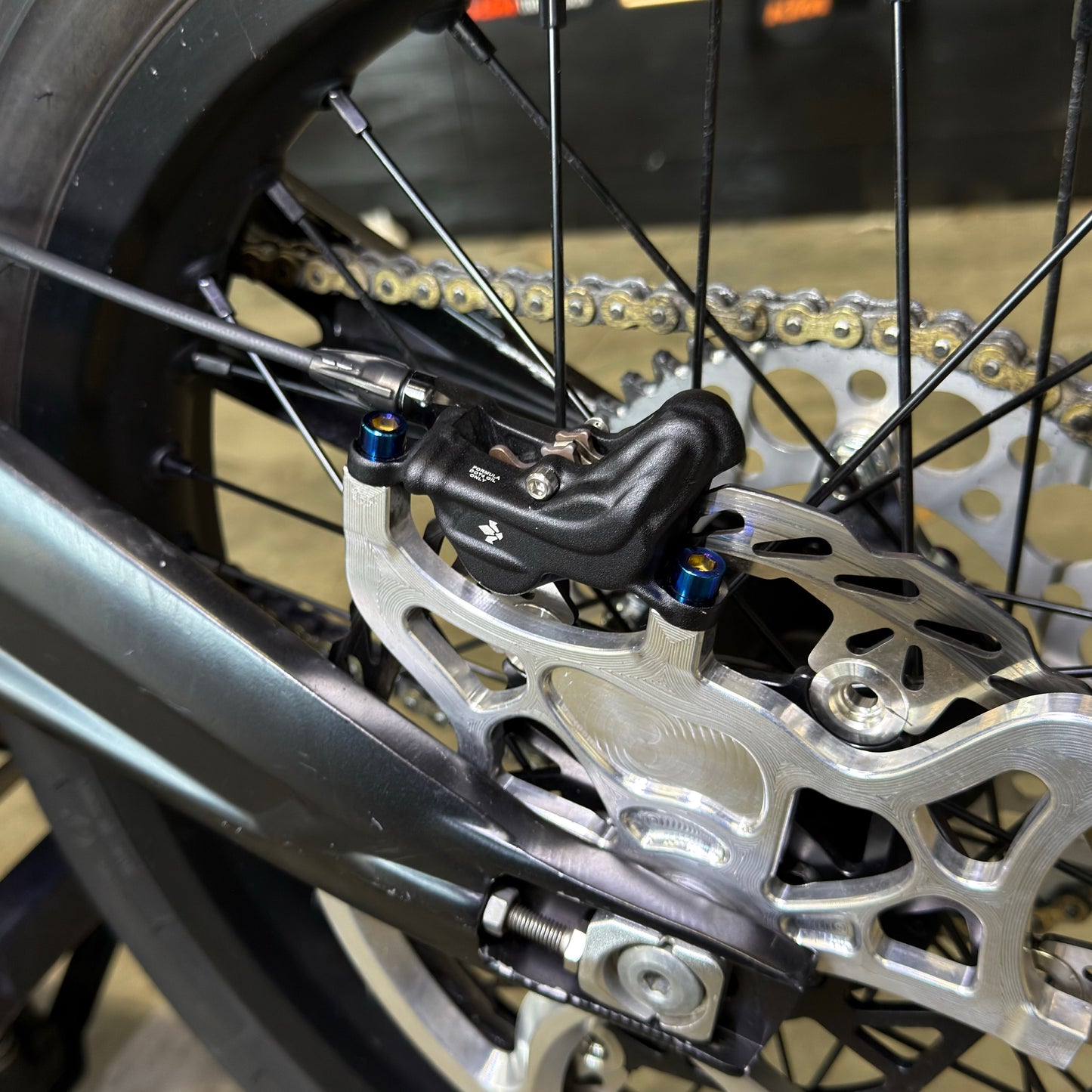 All Emoto Brake Caliper Mount Titanium Bolts