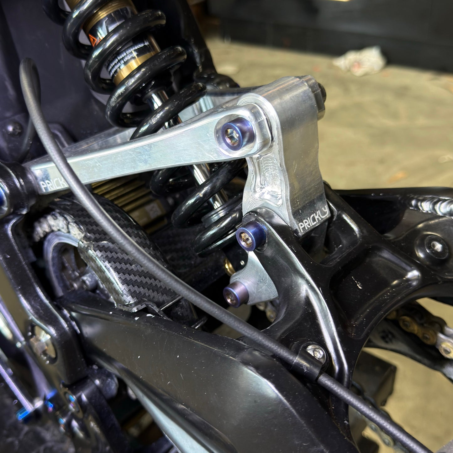Surron LBX Suspension Triangle Linkage & Shock Titanium Bolts (Set of 6)