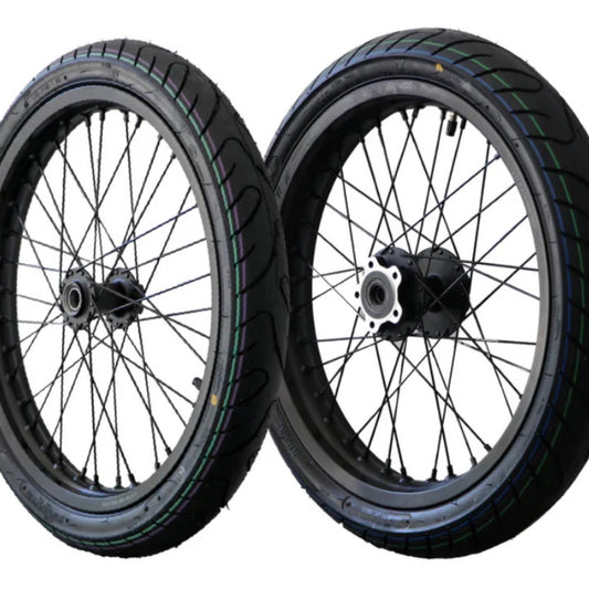 (PRE - ORDER) Surron/Eride Pro Supermoto Wheelset (BLACKED OUT)